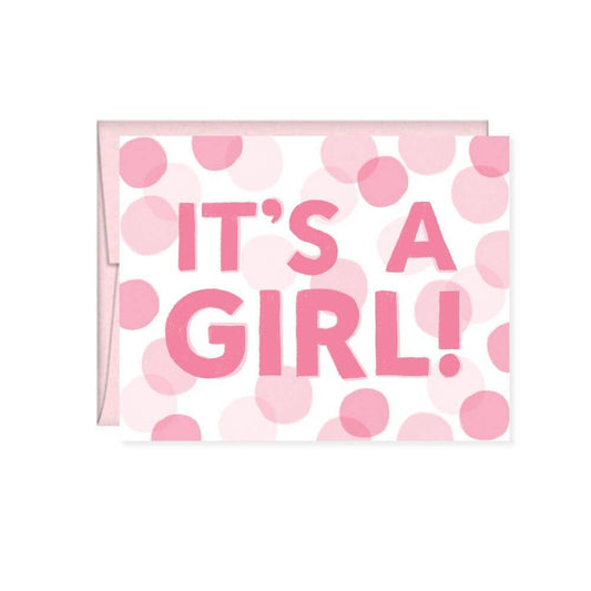 It's A Girl Greeting Card