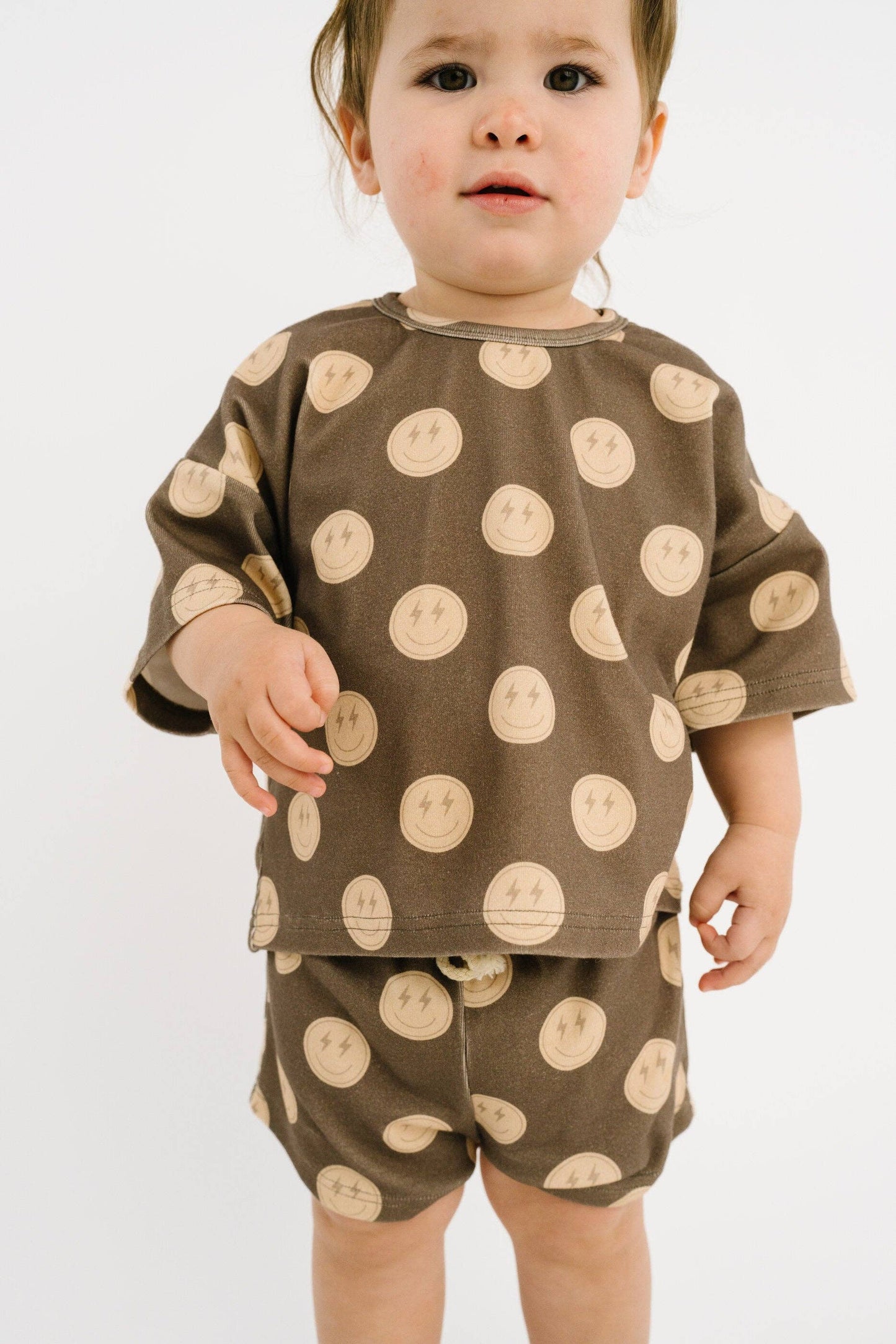 Neutral Smileys Slouchy Set