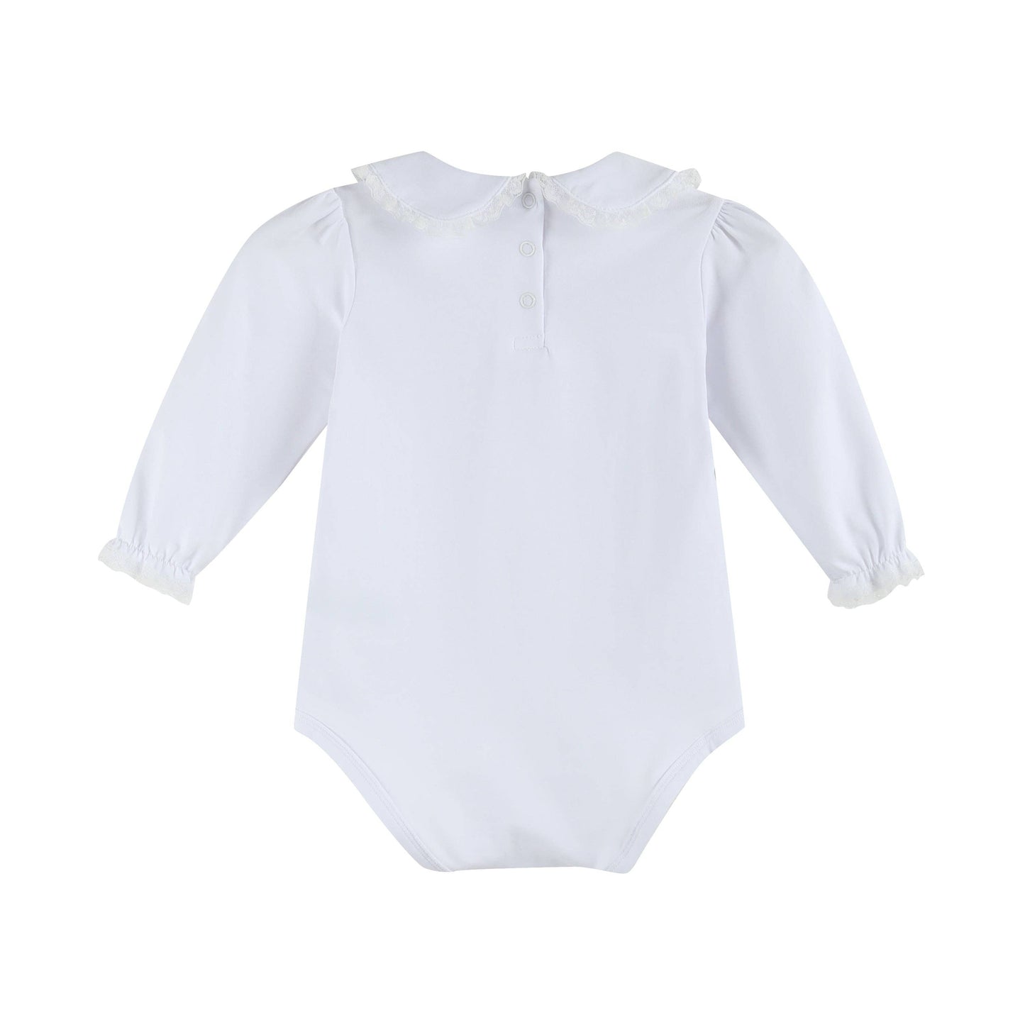 White Lace Peter Pan Bubble