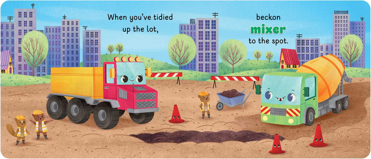 Hush, Little Dozer by Rebecca Colby