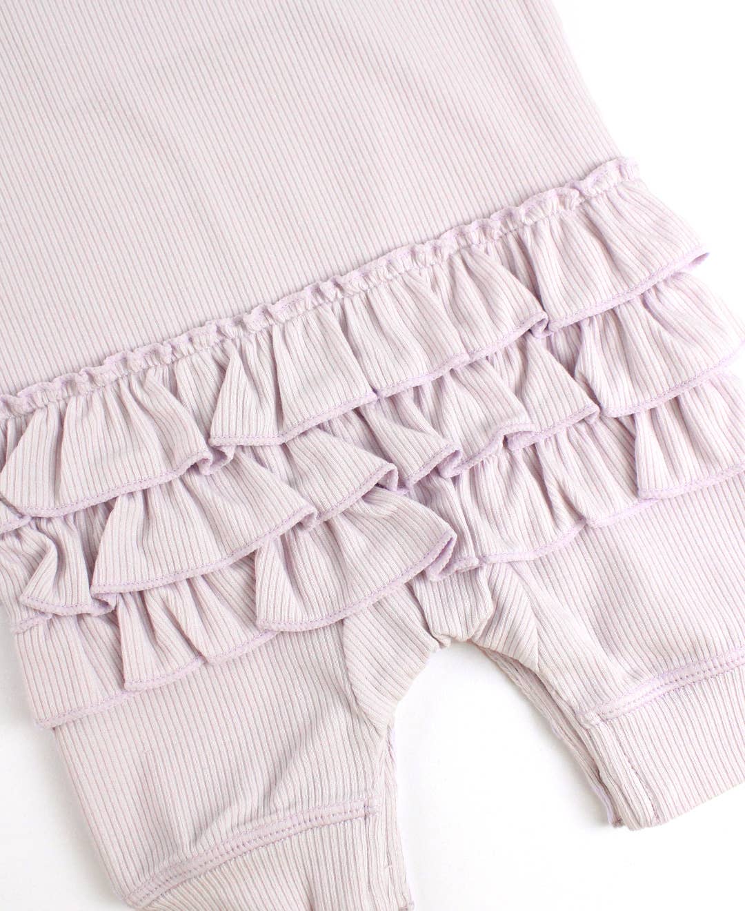 Lavender Fog Rib Henley Jumpsuit