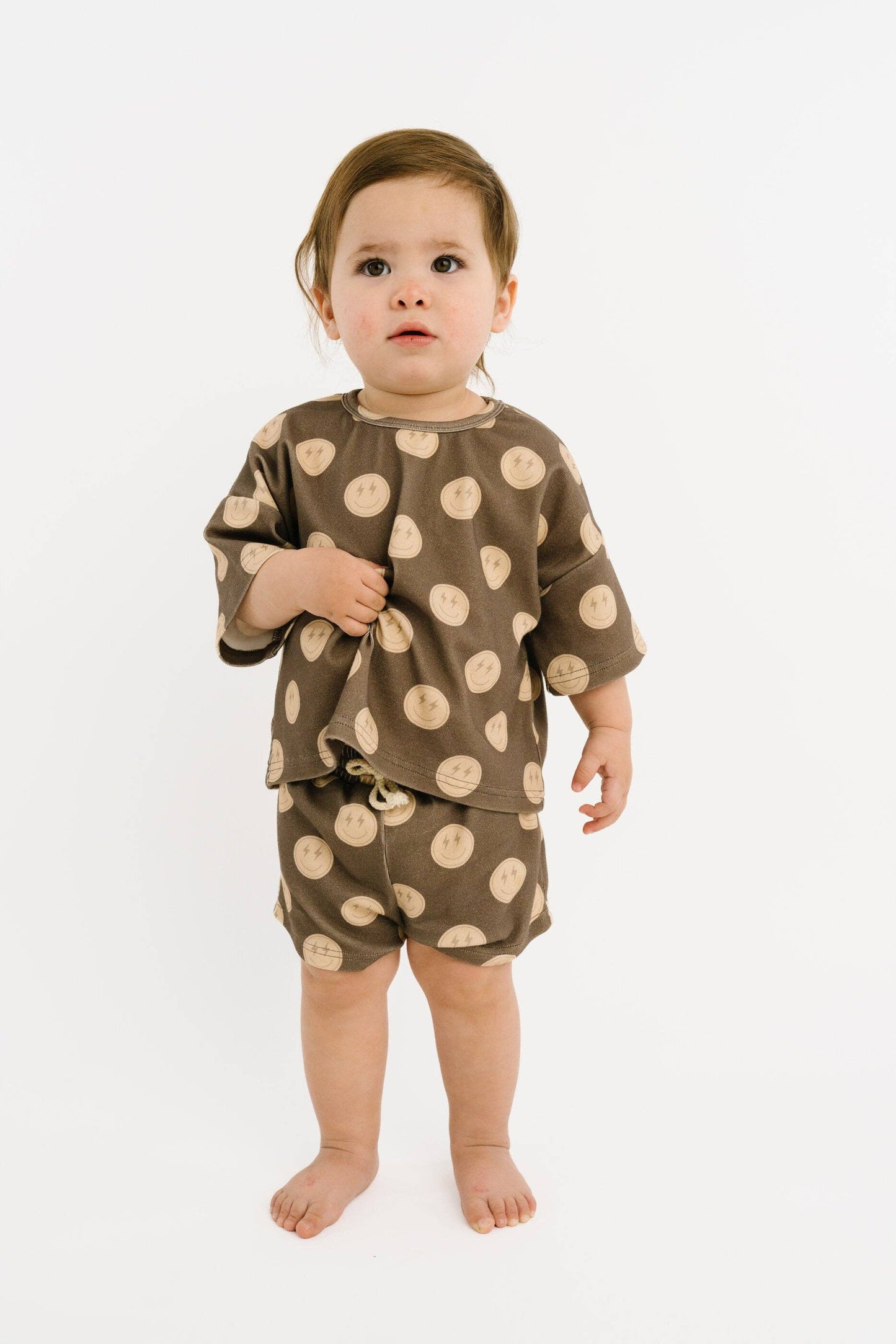 Neutral Smileys Slouchy Set