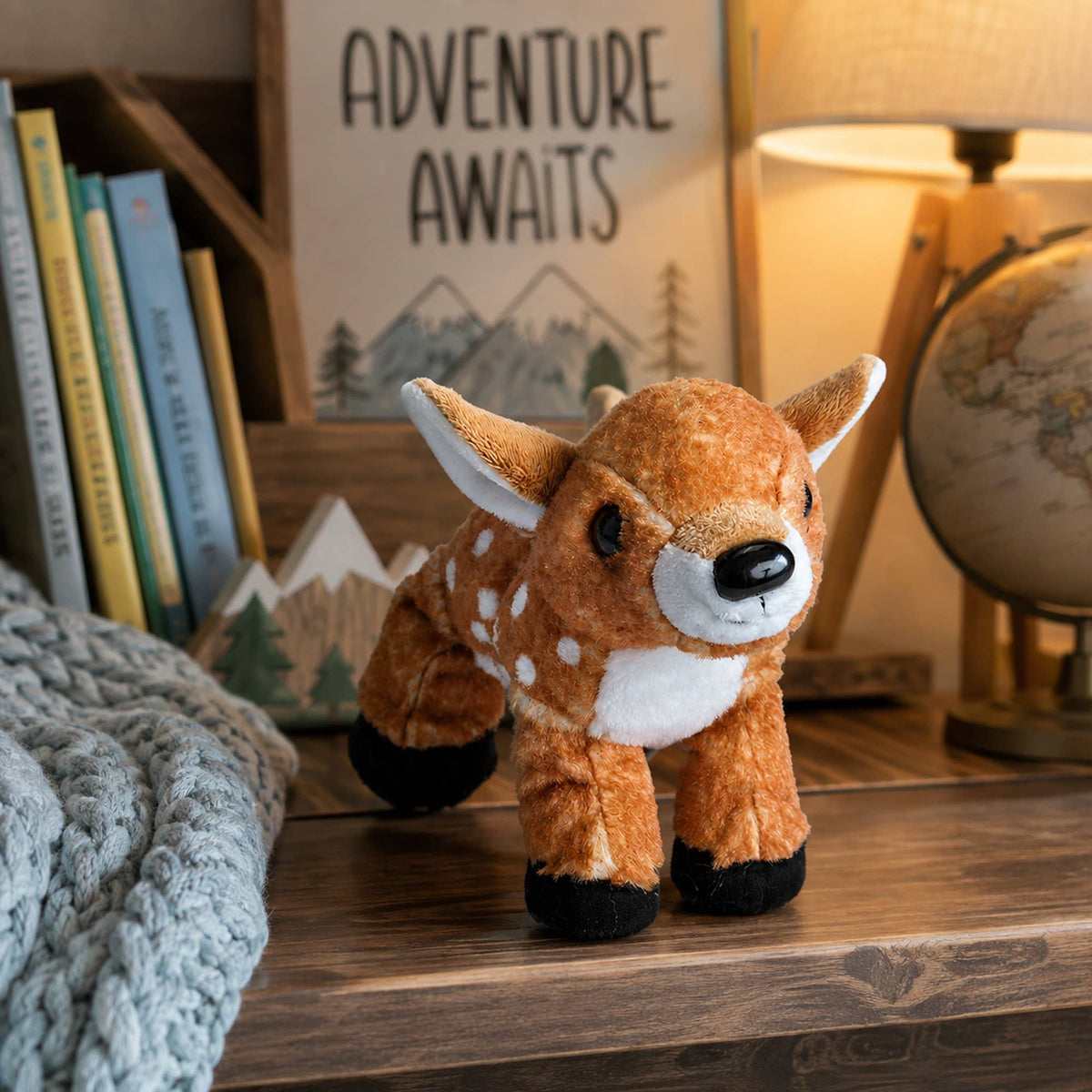 Hug'Ems-Mini Fawn Stuffed Animal 7"