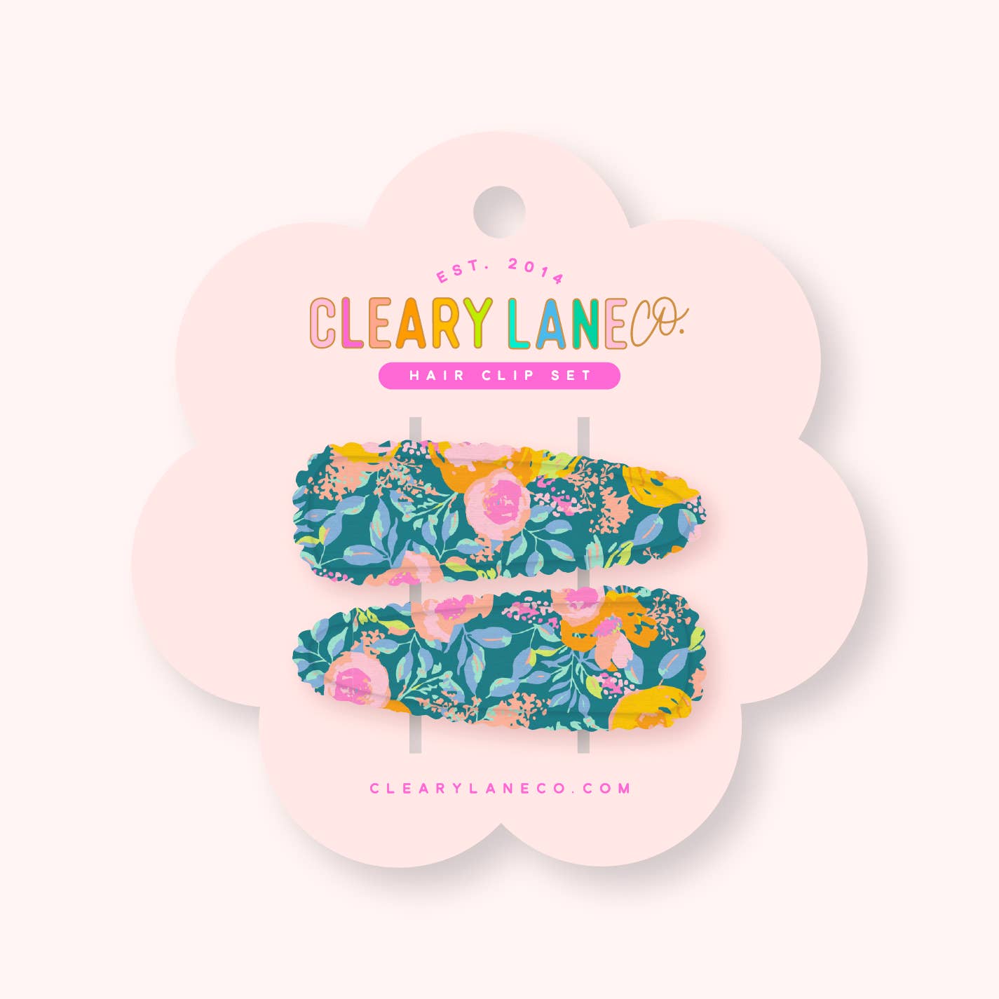 Floral Hair Clip Set