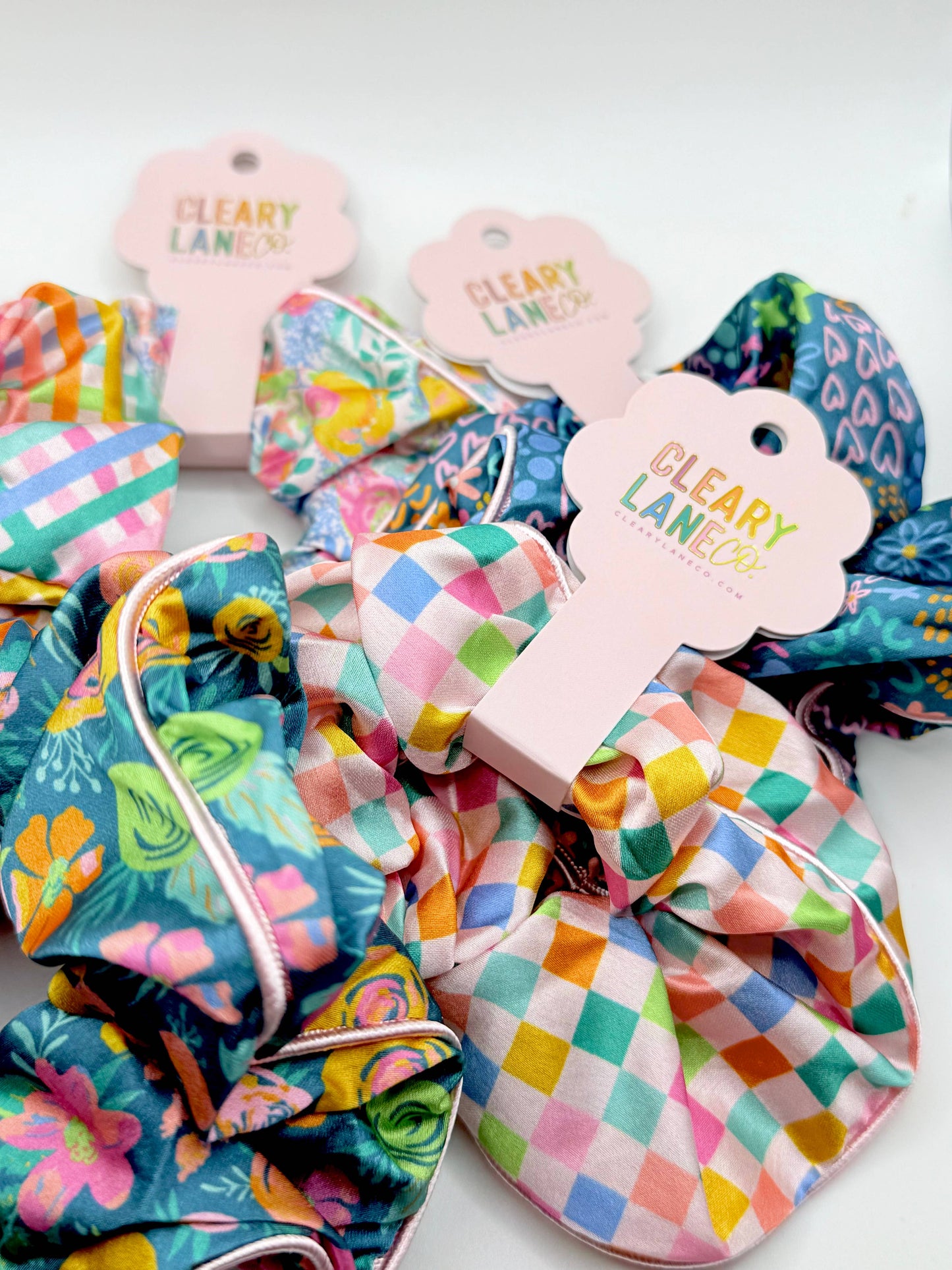 Floral Hair Scrunchies