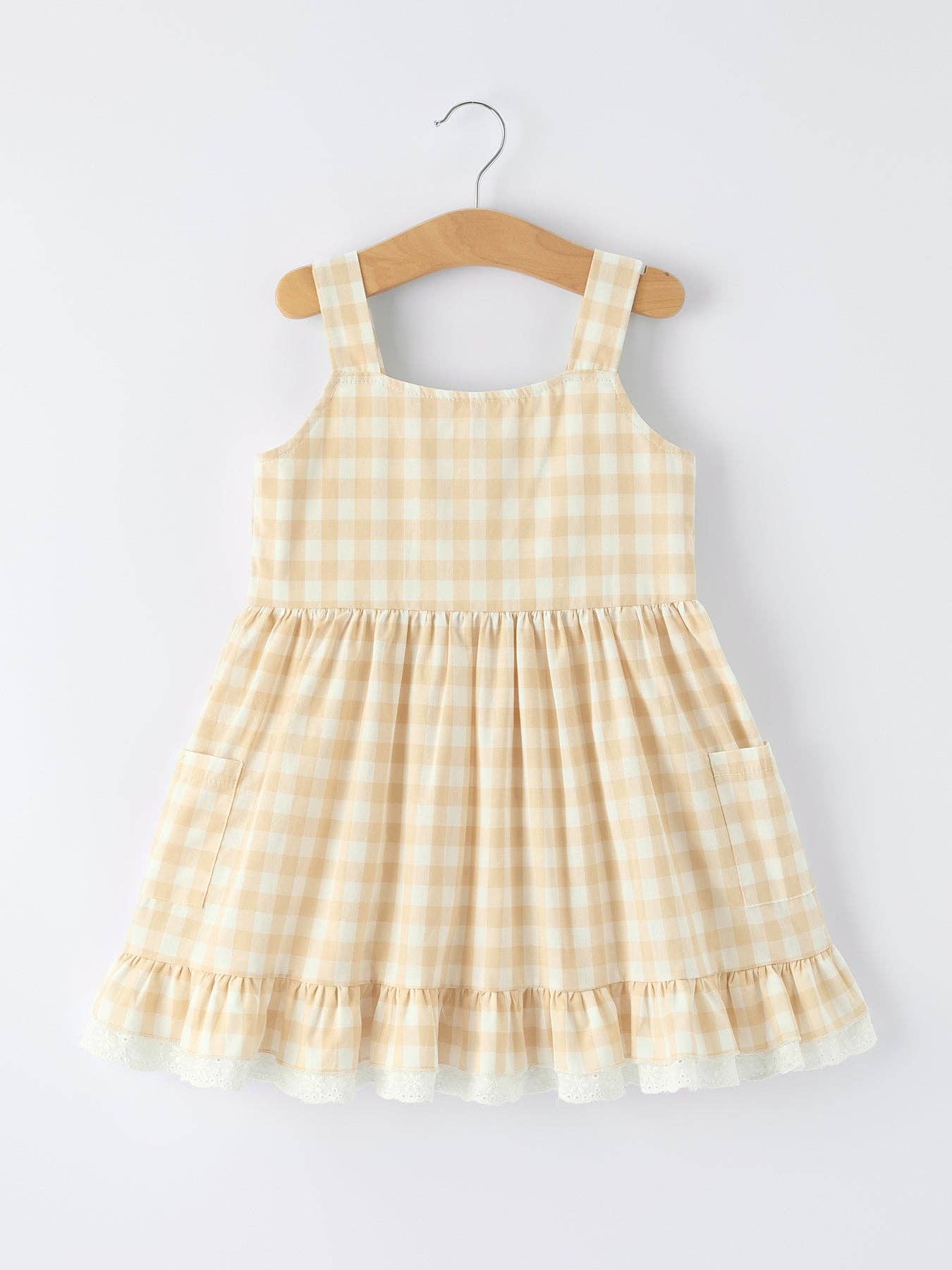 Mommy & Me Plaid Dress With Pocket