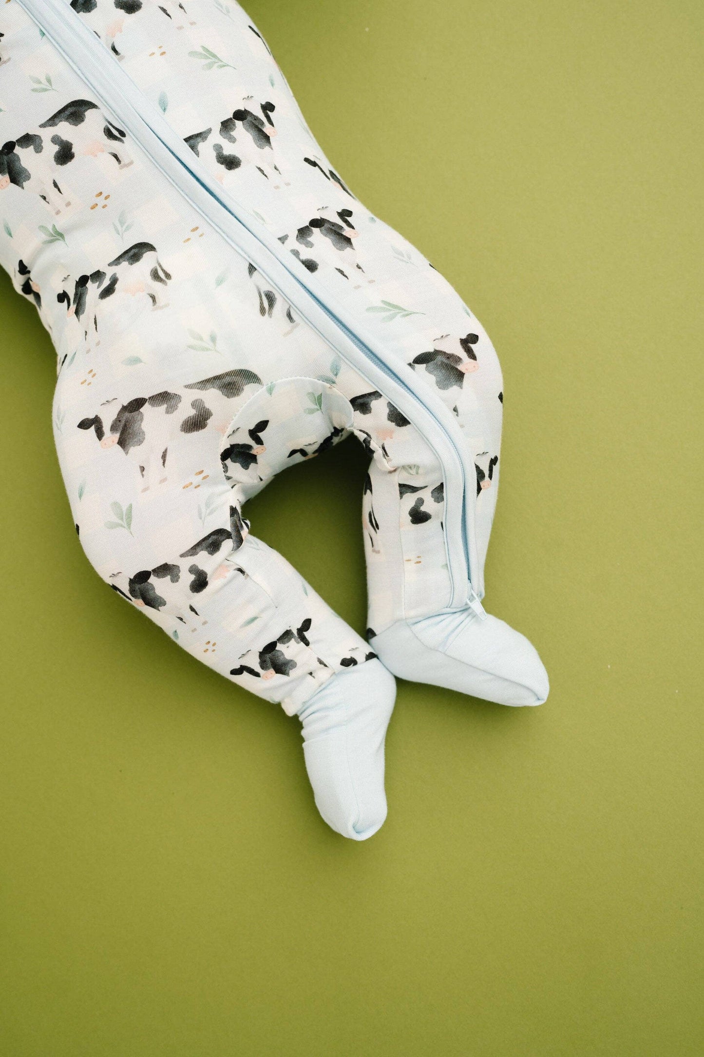 Dairy Cow Bamboo Zippy
