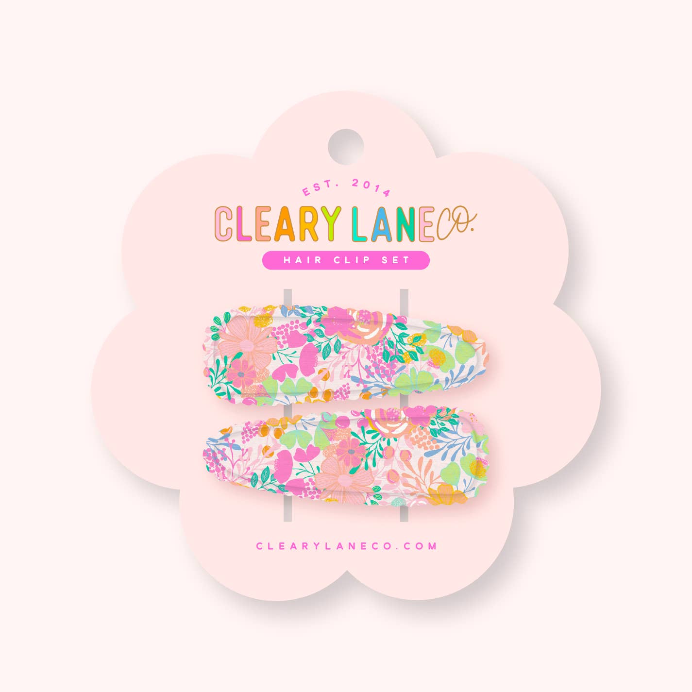 Floral Hair Clip Set