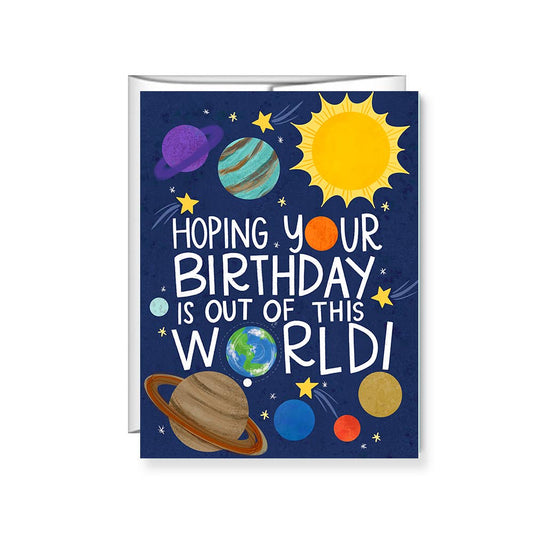 Out of this World Birthday Card