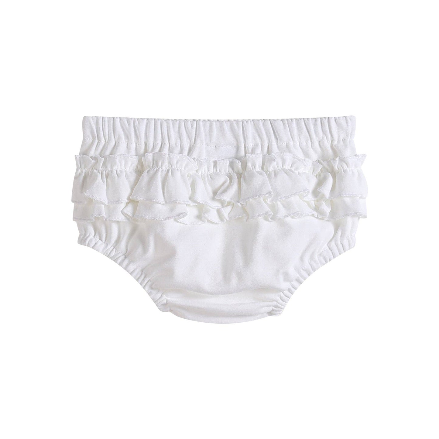 White Ruffle Cotton Bloomers