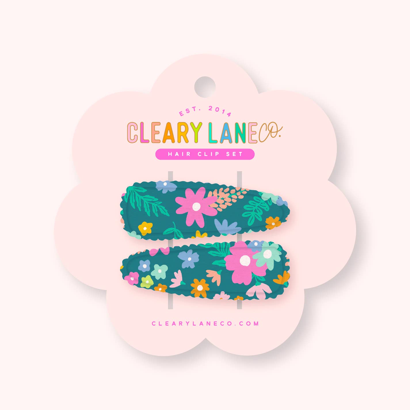 Floral Hair Clip Set