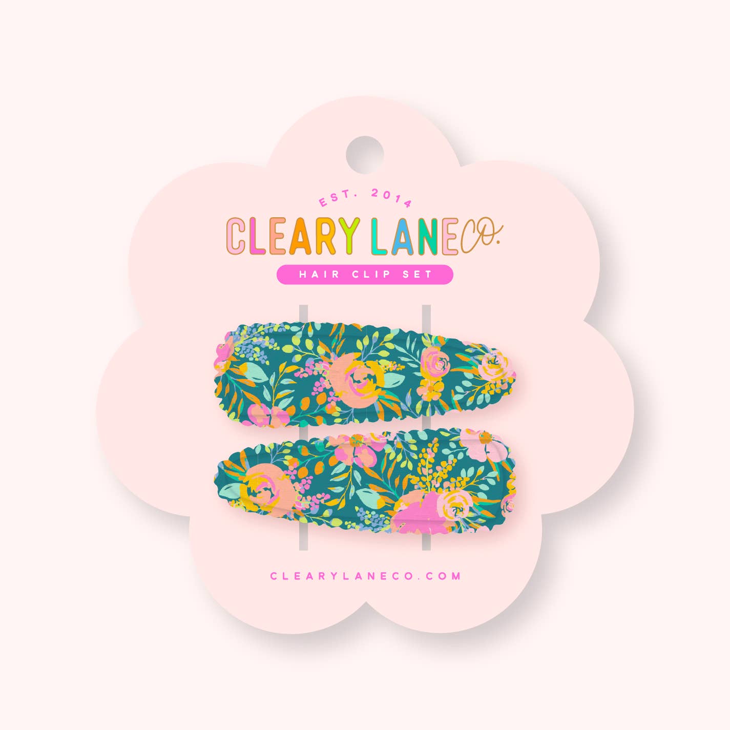 Floral Hair Clip Set