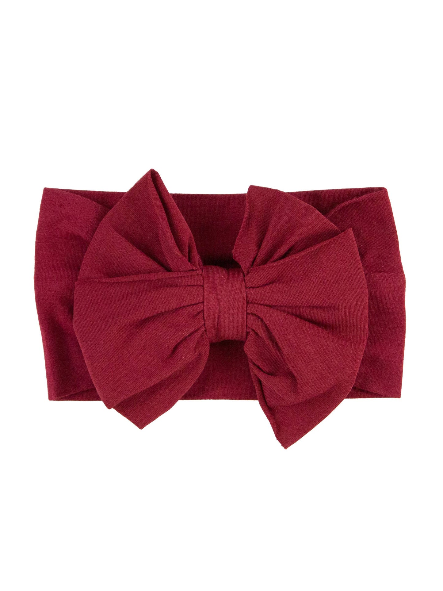 Dark Cherry Big Bow Headband