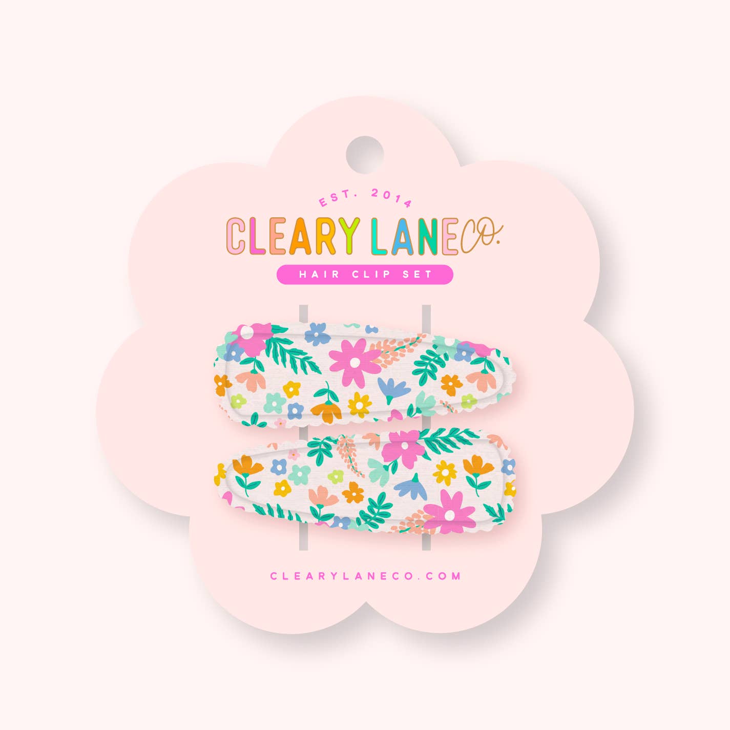 Floral Hair Clip Set