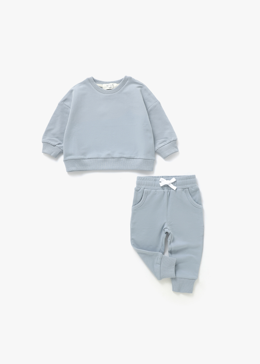 Sweatshirt & Jogger Set | Fog