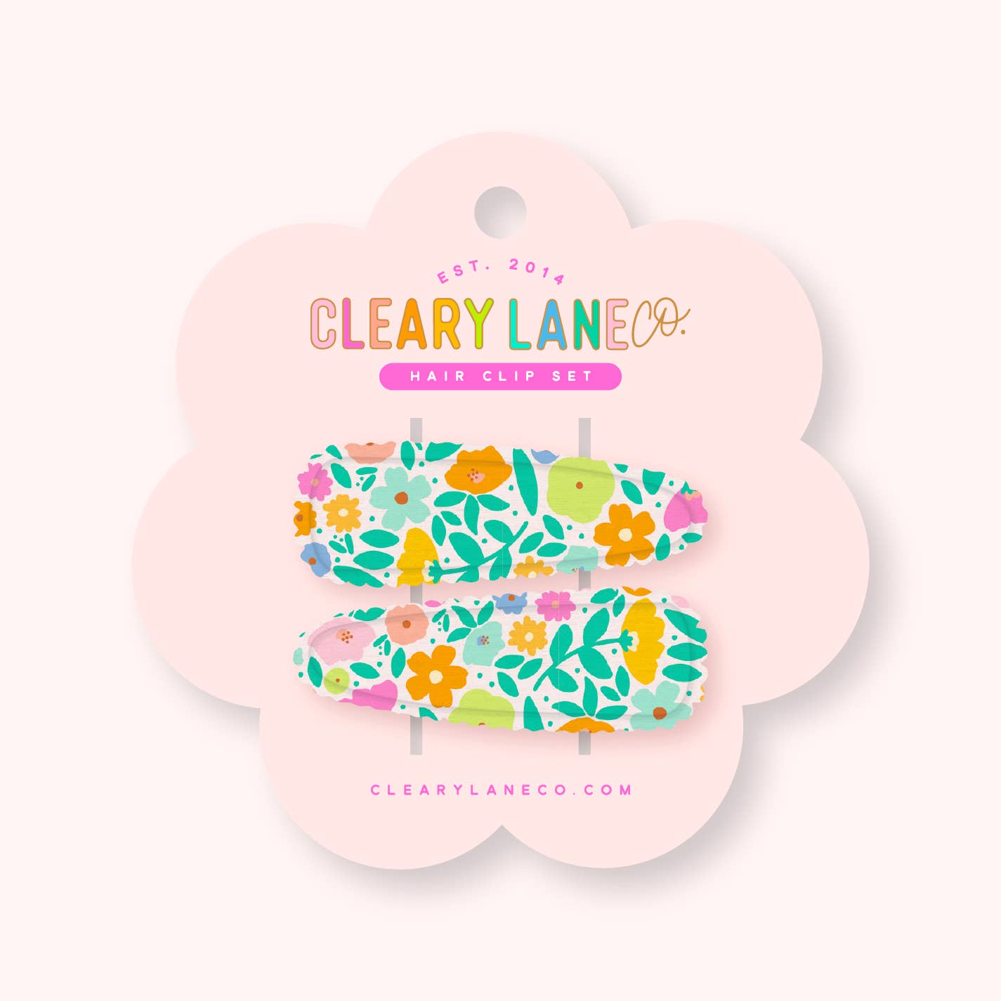 Floral Hair Clip Set
