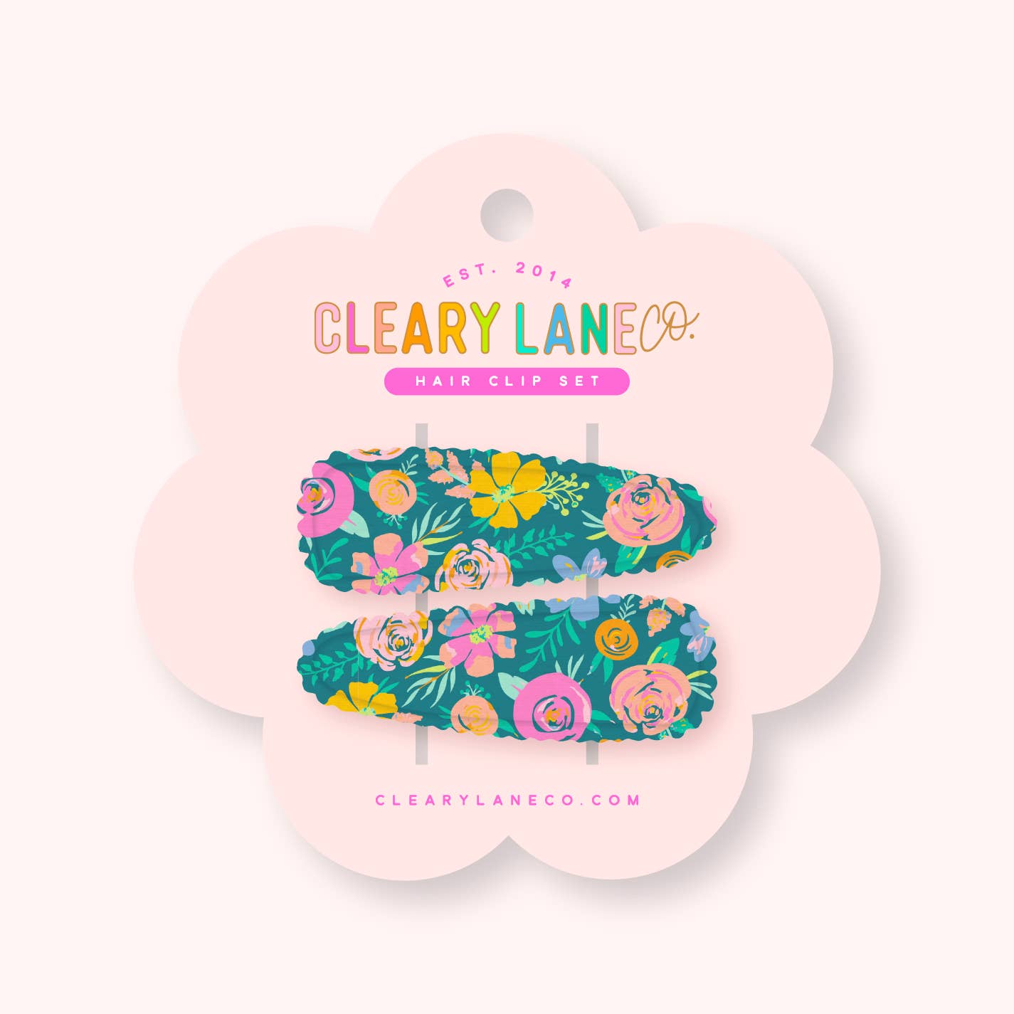Floral Hair Clip Set