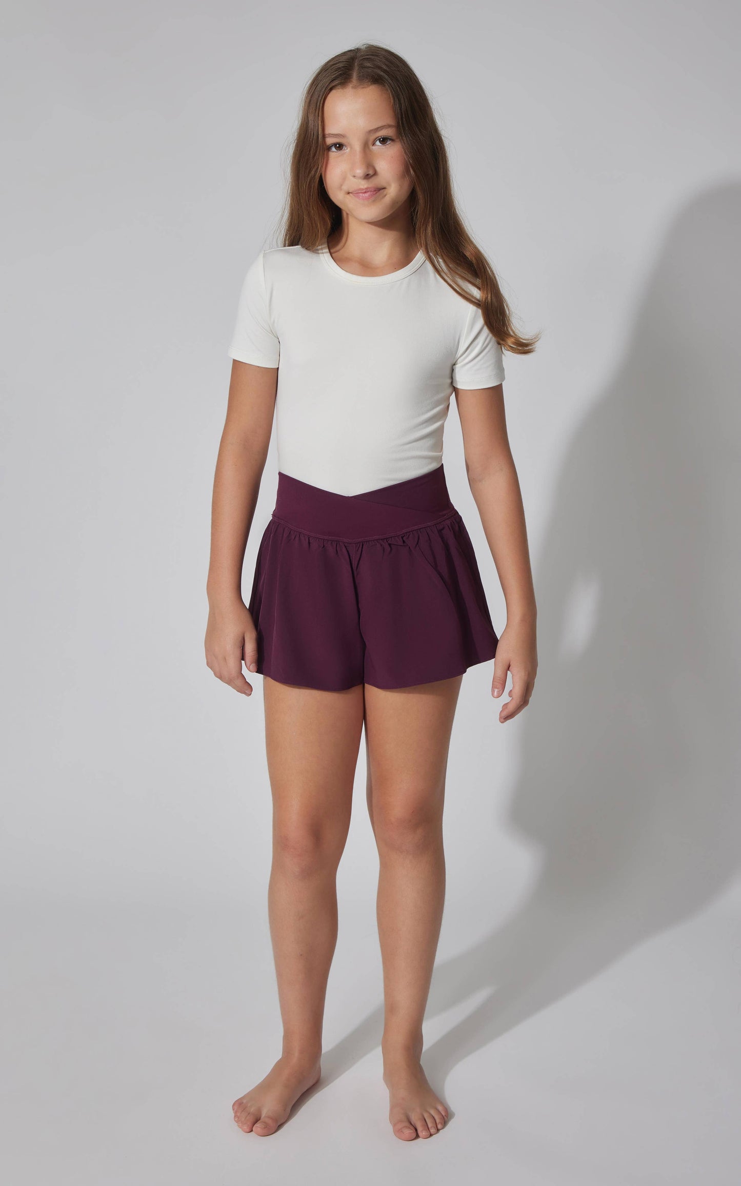 Girls Crossover Hybrid Short w Liner