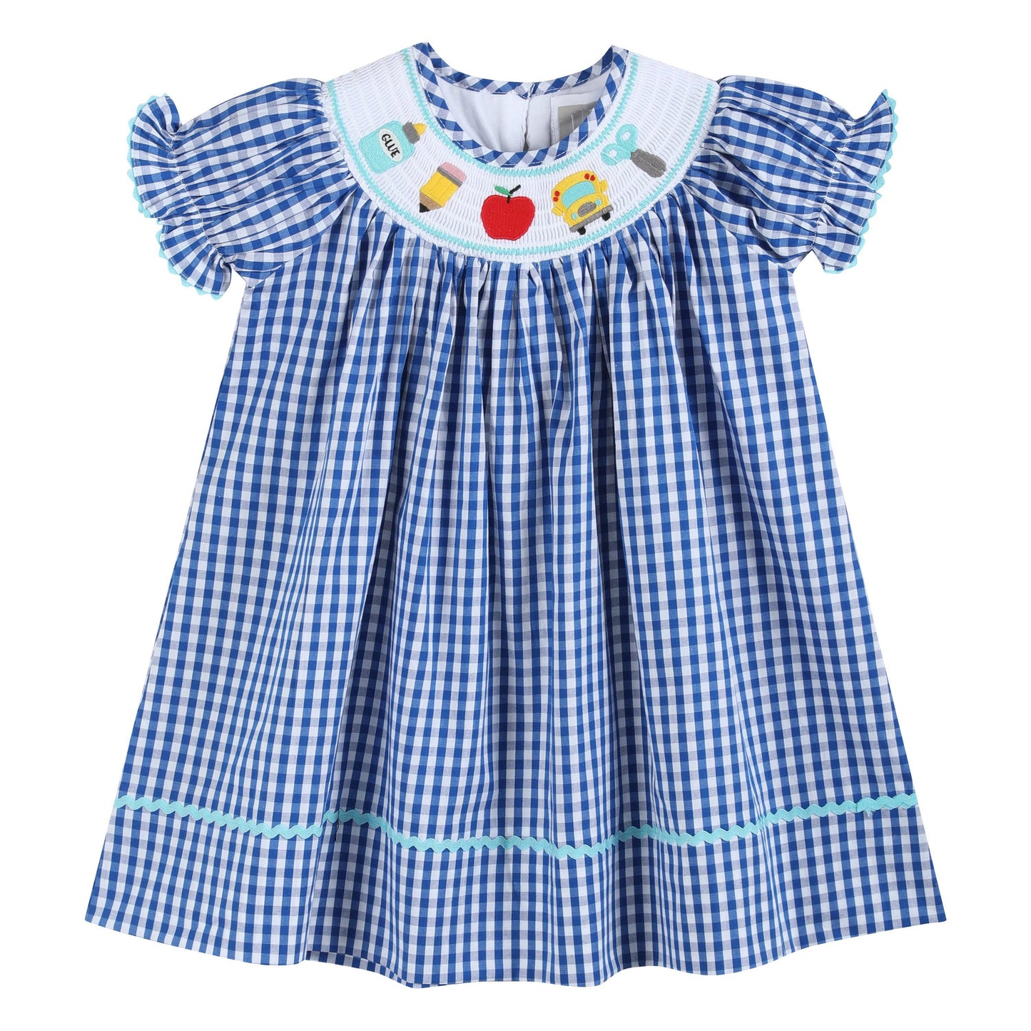 School Smocked Bishop Dress