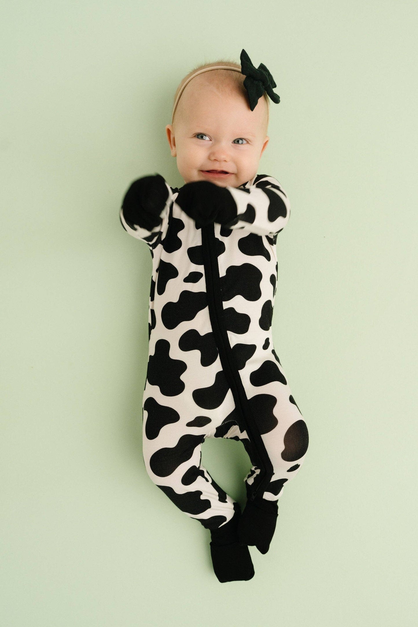 Classic Cow Bamboo Sleeper