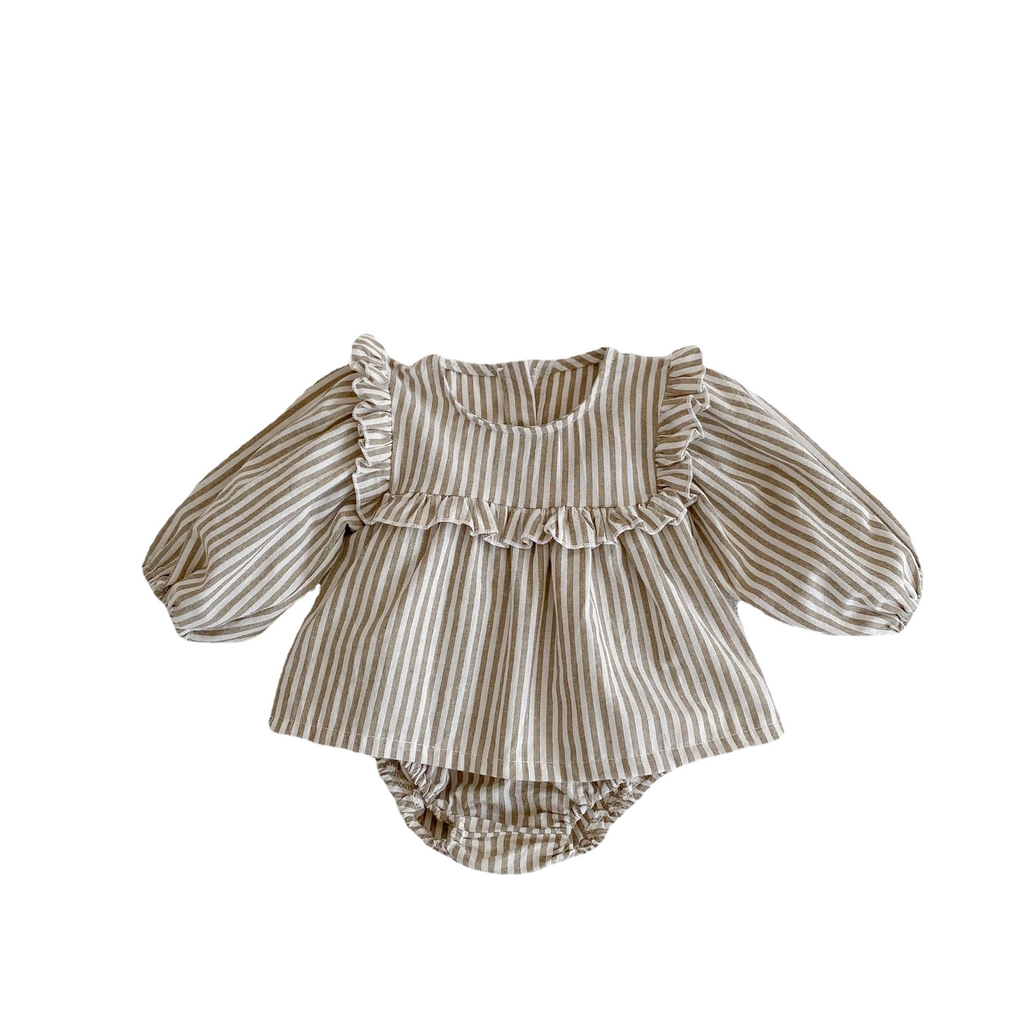 Striped Dress & Bloomers