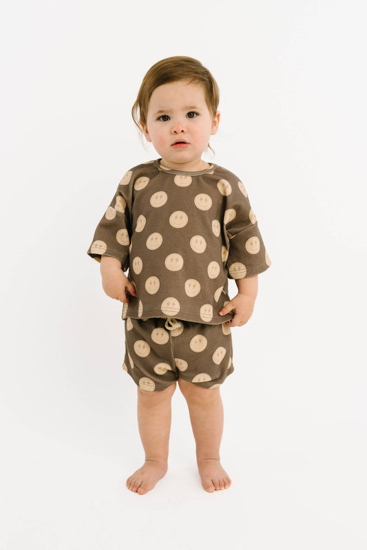 Neutral Smileys Slouchy Set