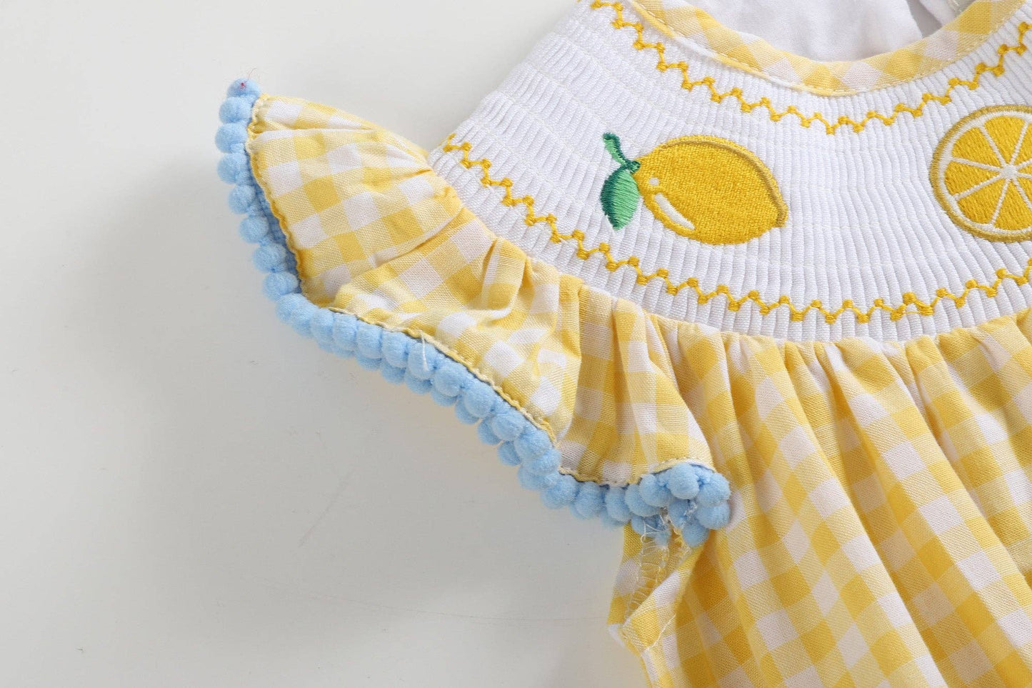 Lemon Smocked Bubble