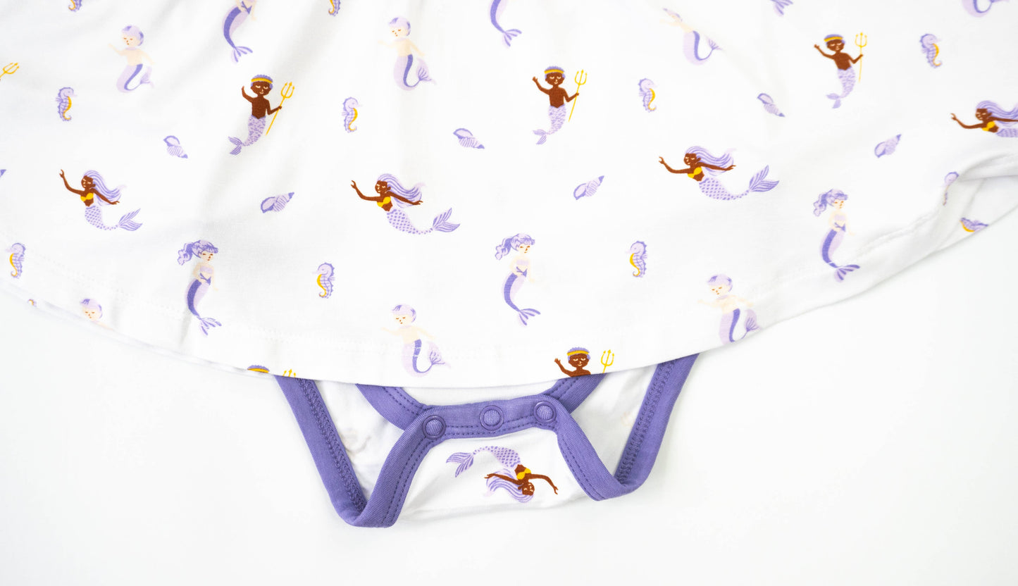Mermaid | Flutter Bodysuit Dress
