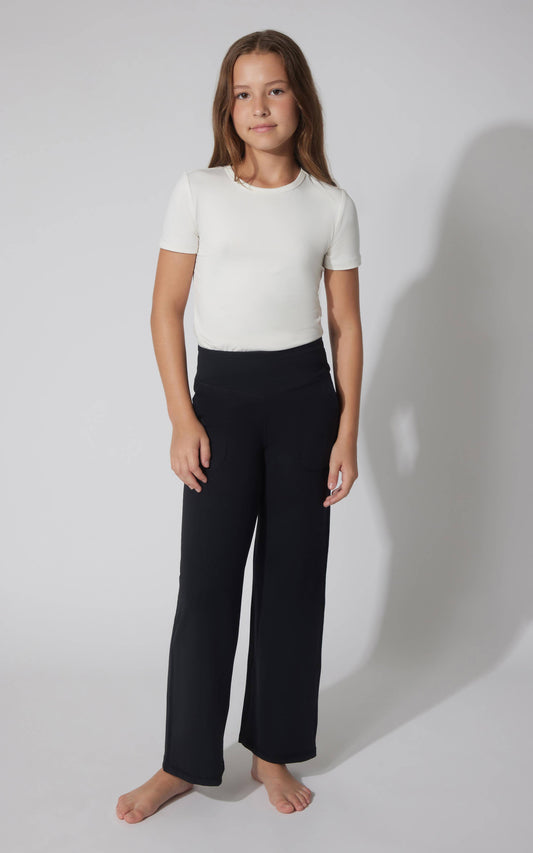 Girls Nudetech Wide Leg Everyday Pant
