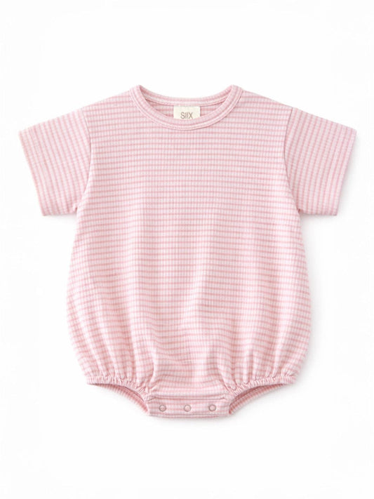 Pink Ribbed T-Shirt Bubble