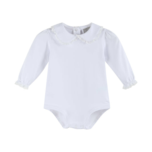 White Lace Peter Pan Bubble