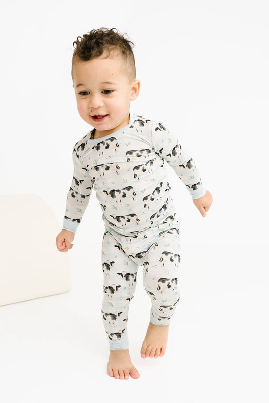 Dairy Cow Bamboo Set