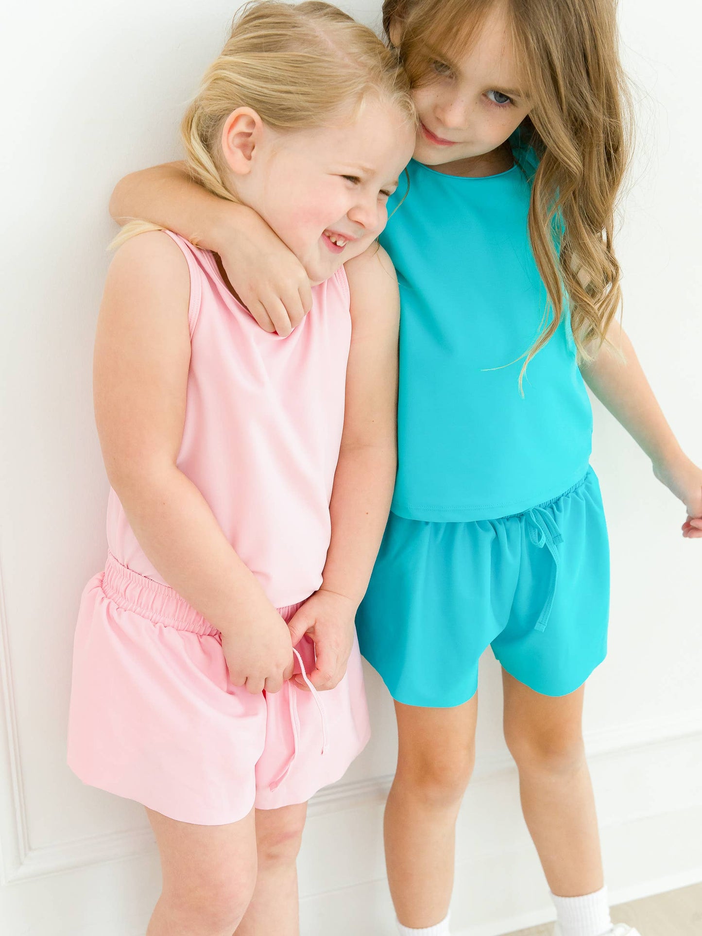 Girls Bright Aqua Active Tank Top