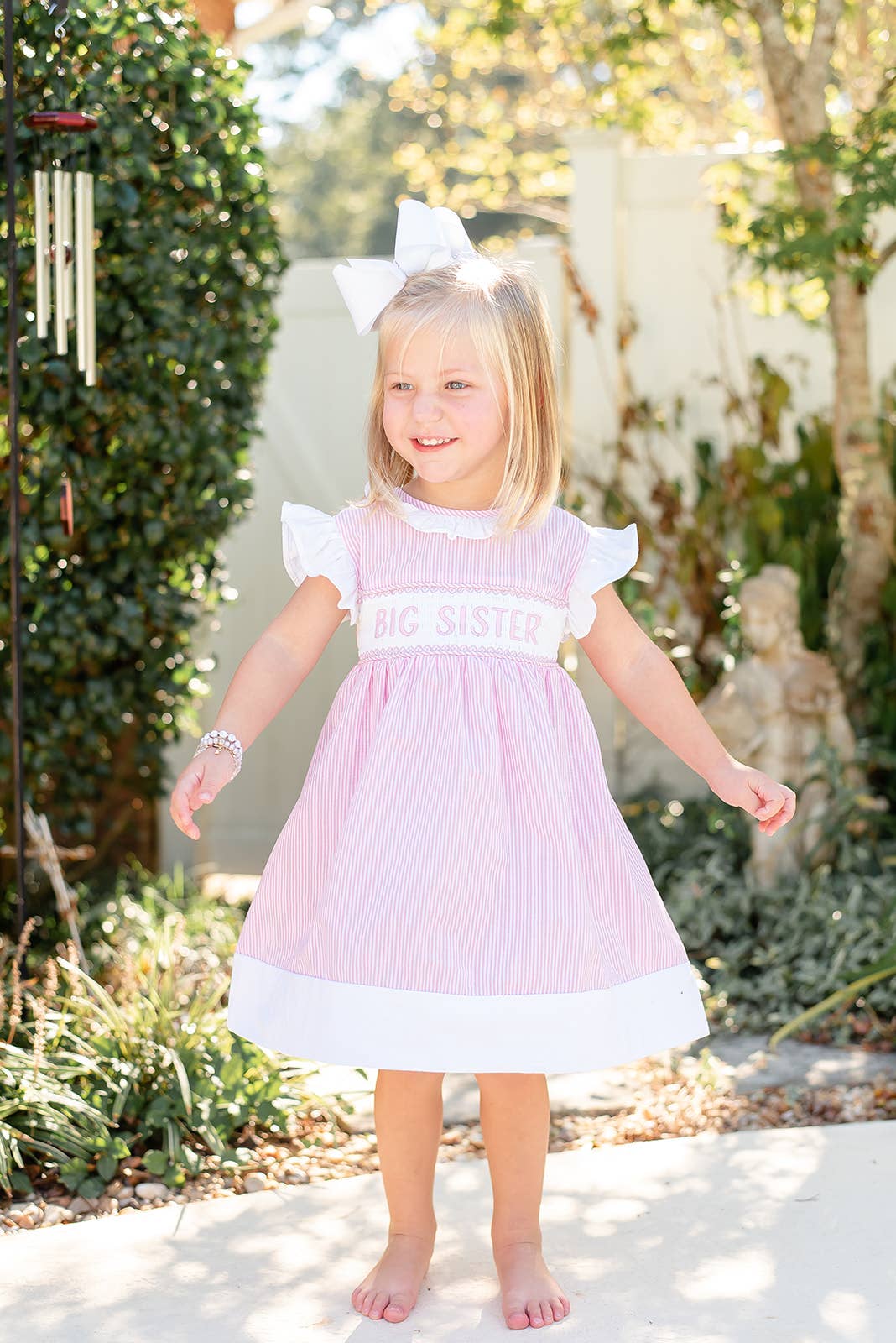 Big Sister Smocked Dress