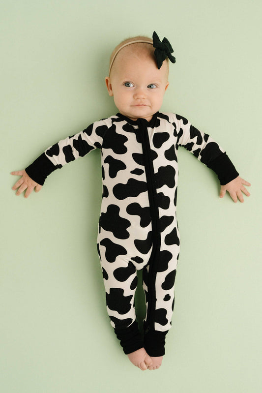 Classic Cow Bamboo Sleeper