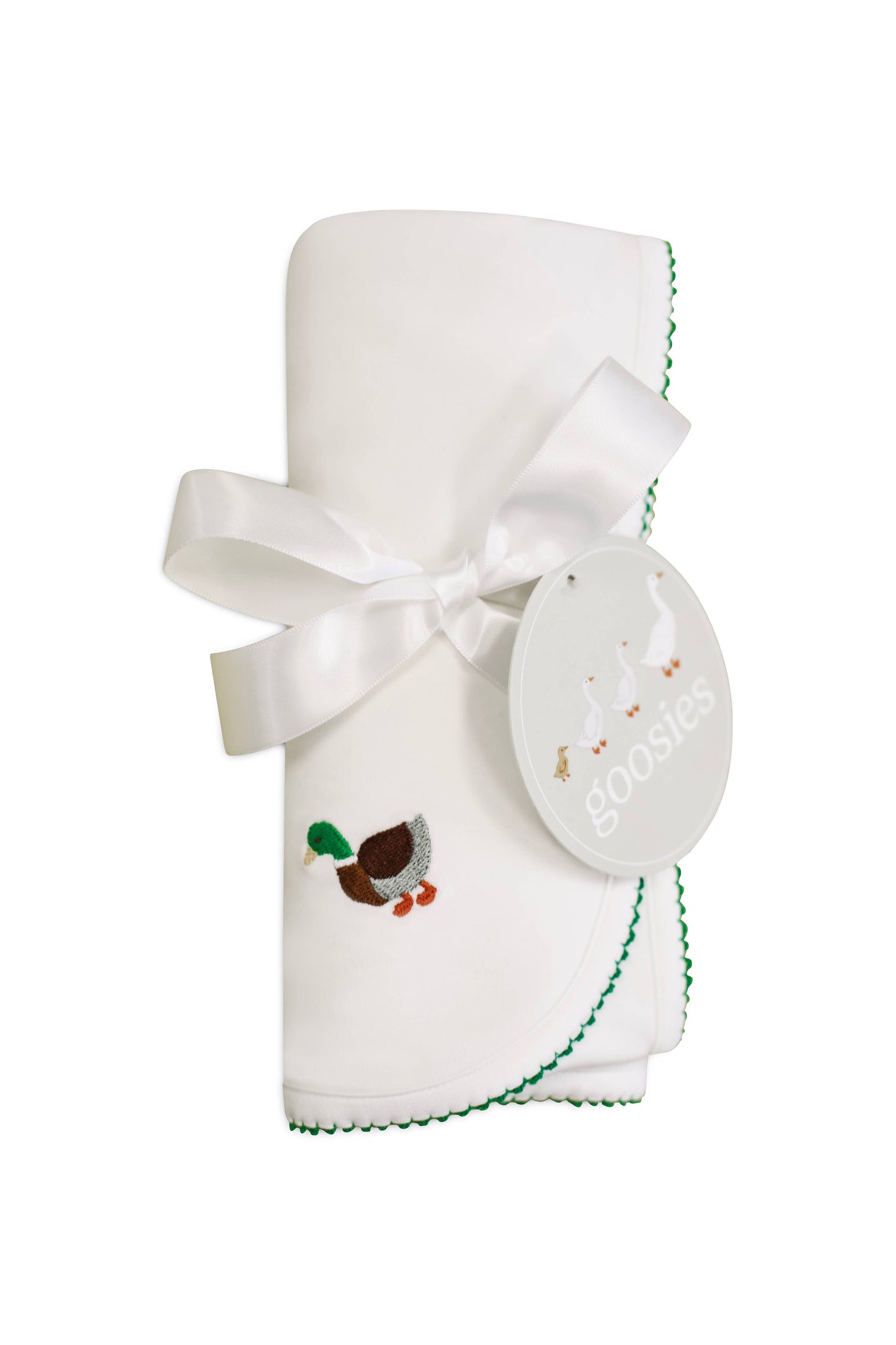 Pip Embroidered Blanket -  Mallards