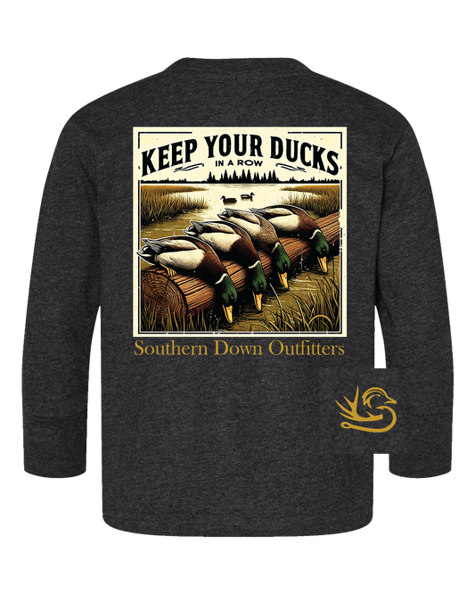 Ducks in a Row LS Tee