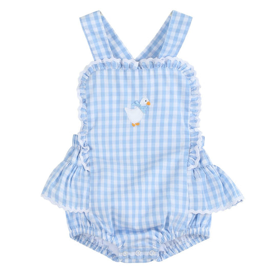 Goose Lace Bow Ruffle Bubble