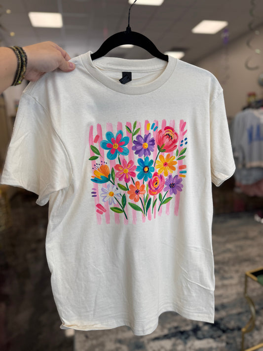 Colorful Flowers Tshirt
