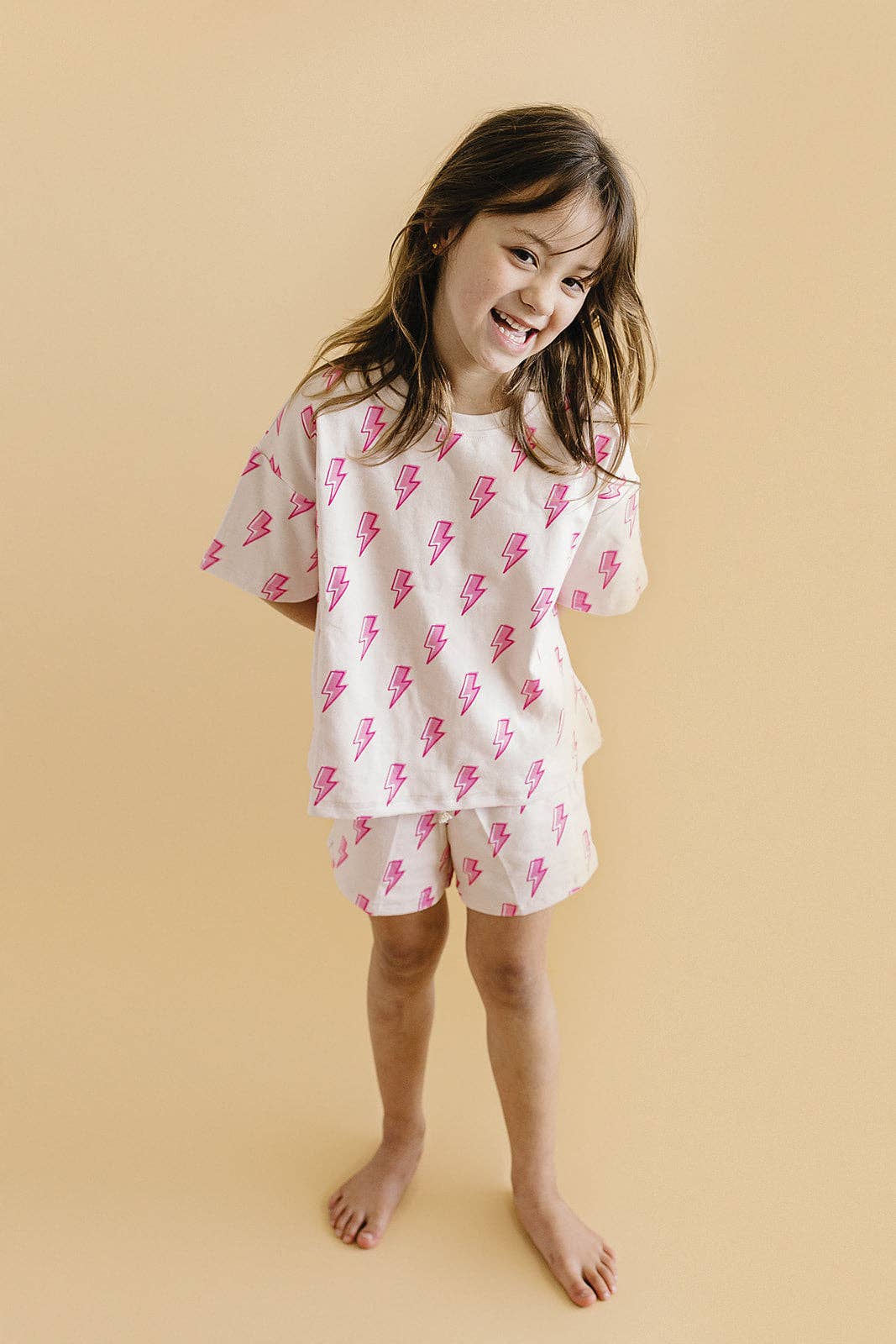 Shorts Set | Pink Bolts