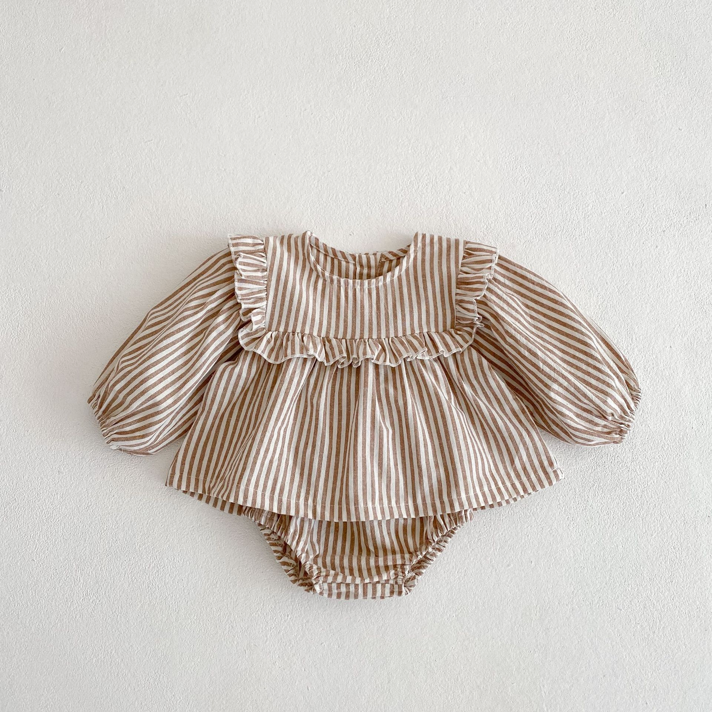 Striped Dress & Bloomers