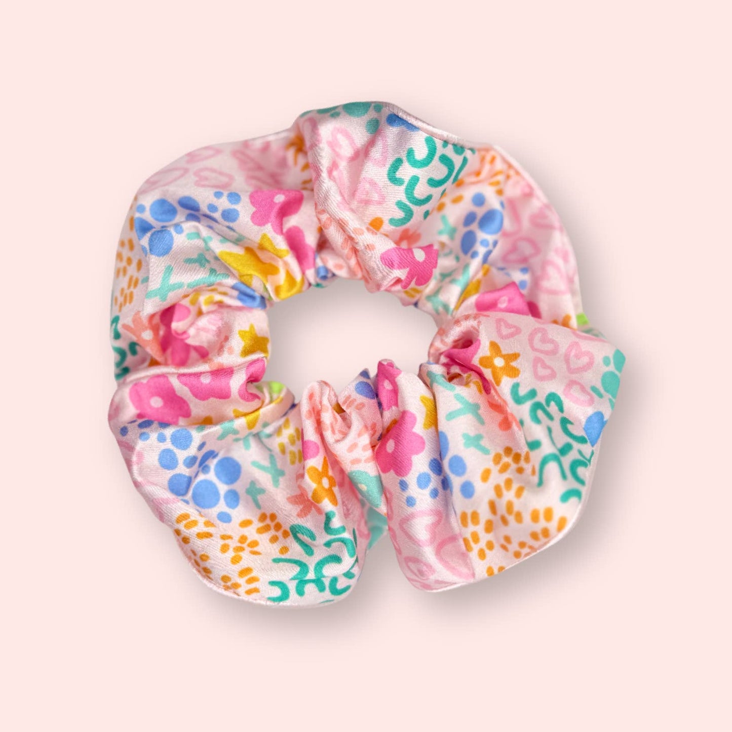 Floral Hair Scrunchies