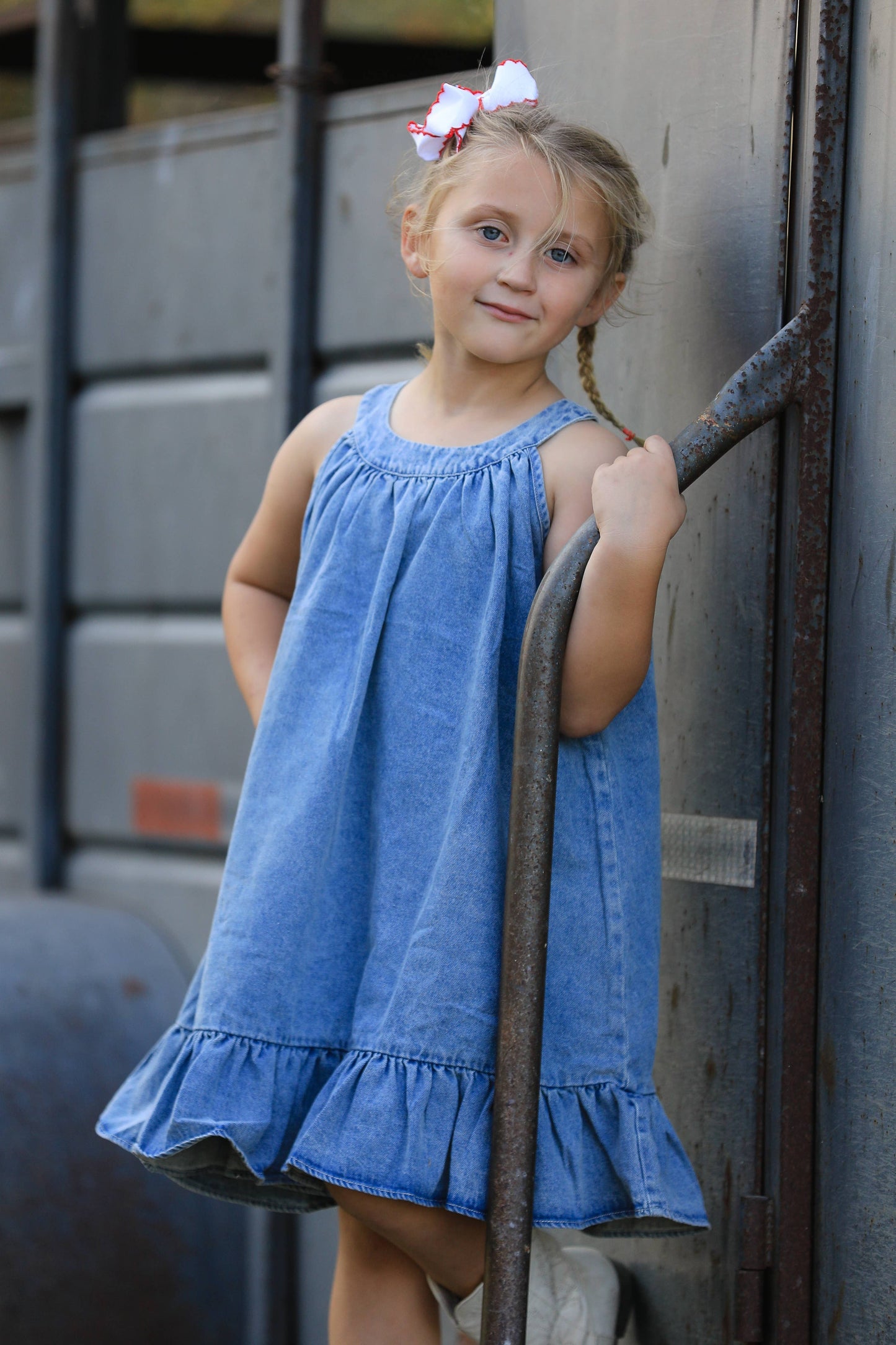 Denim A-Line Dress