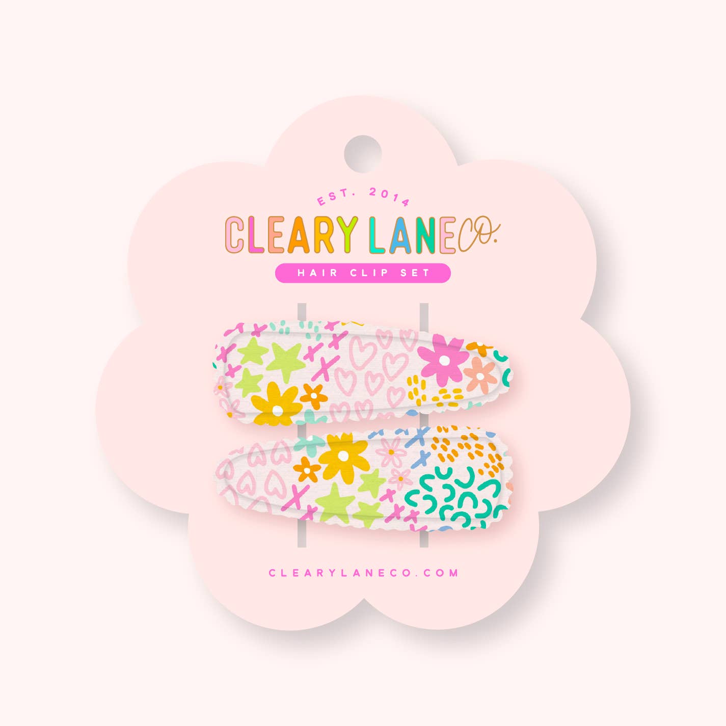 Floral Hair Clip Set