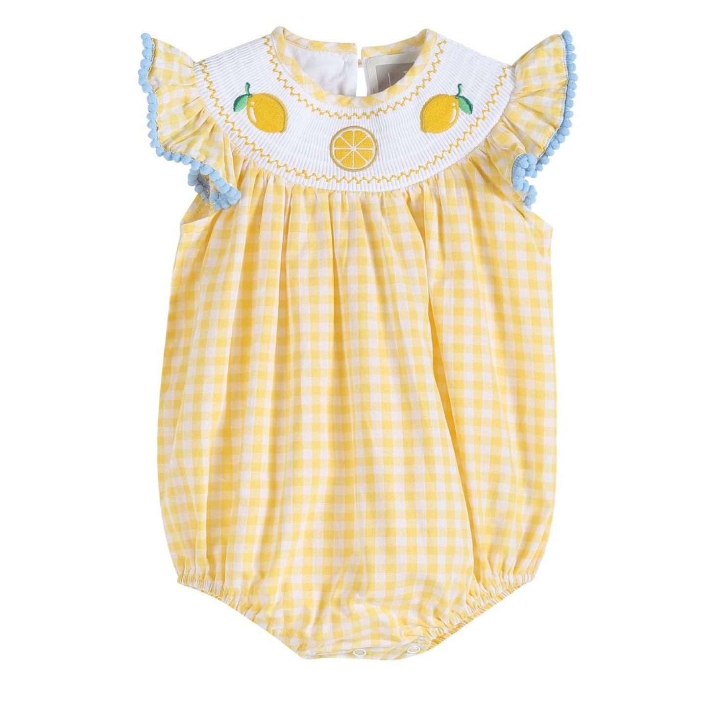 Lemon Smocked Bubble