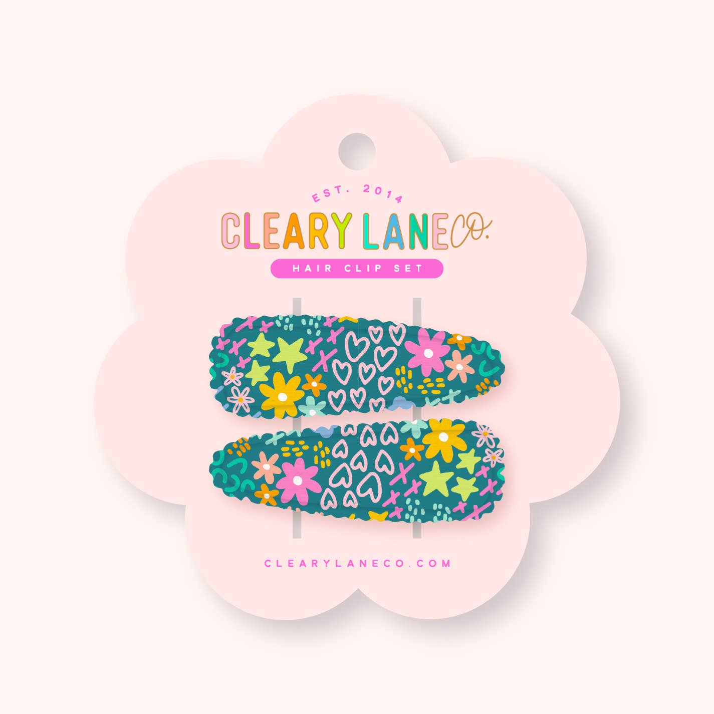 Floral Hair Clip Set