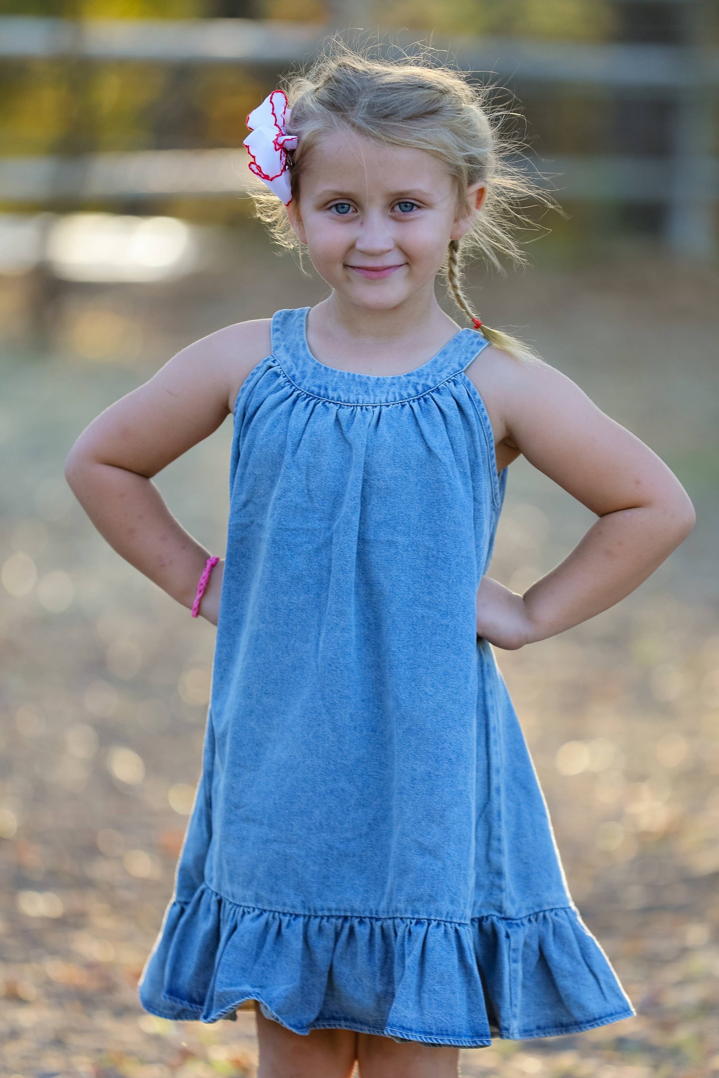 Denim A-Line Dress