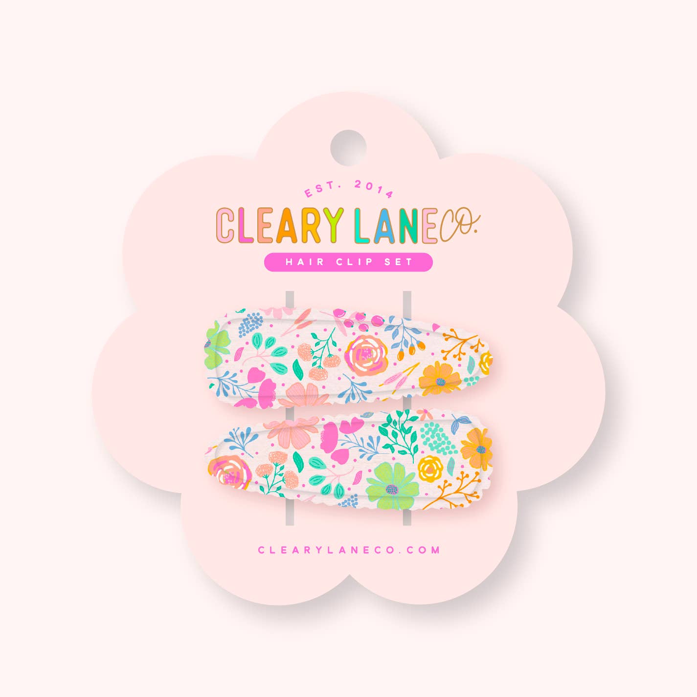 Floral Hair Clip Set