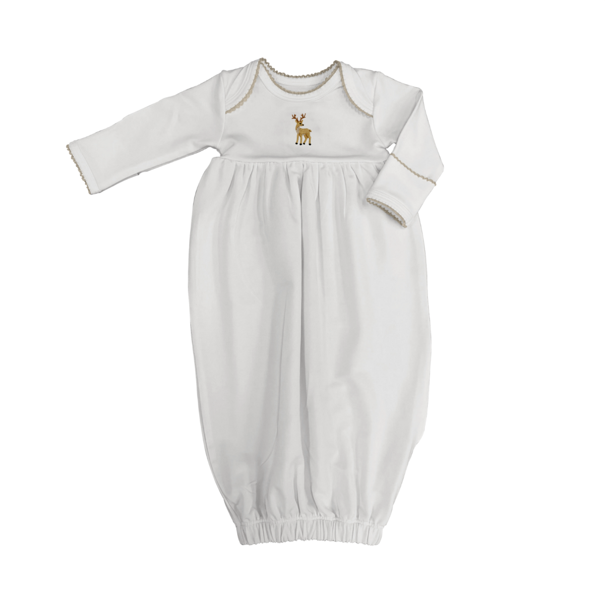 Deer - Pip Embroidered Gown