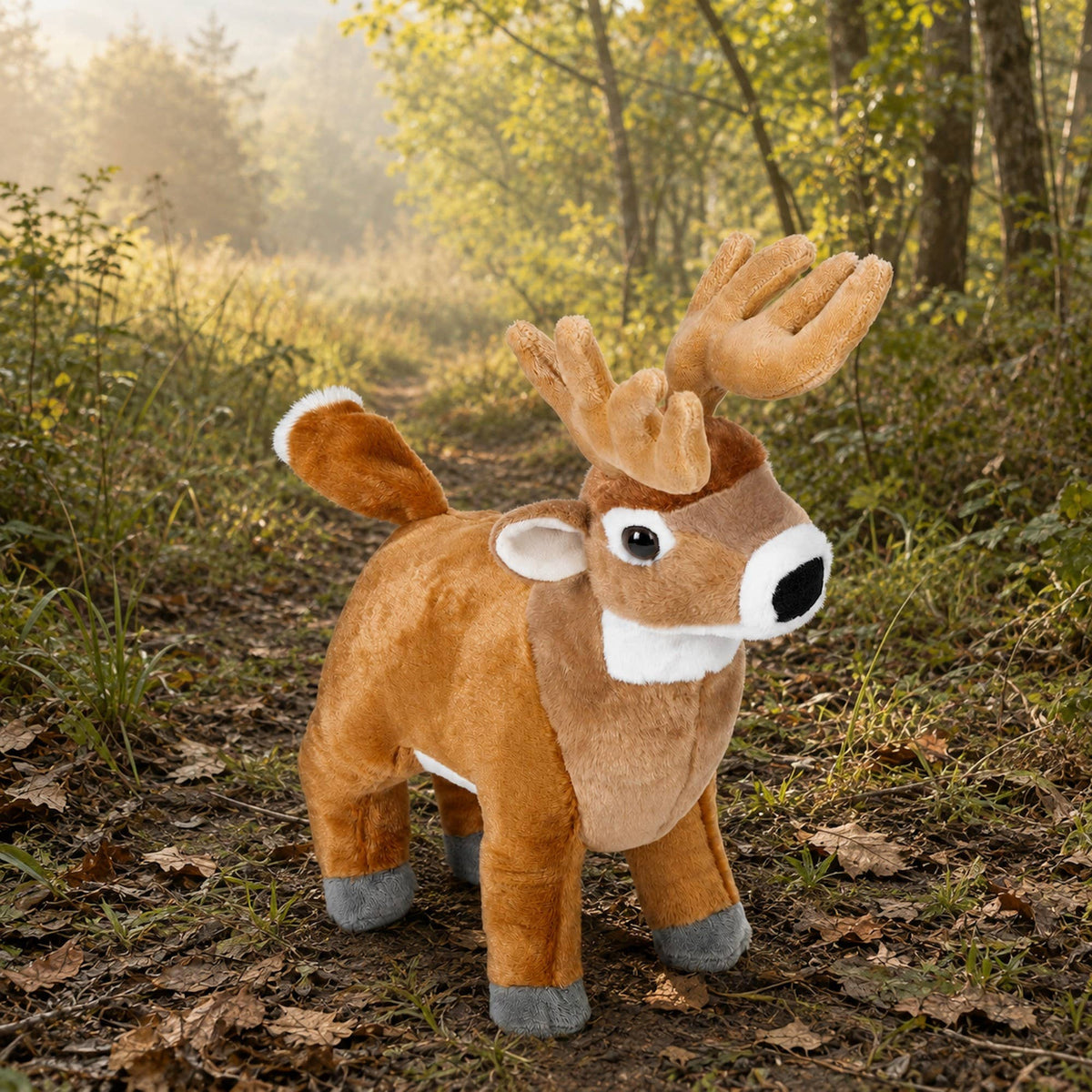 CK White Tail BuCK Standing Stuffed Animal 12"